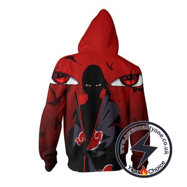 Naruto - Uchiha Sasuke ZipUp 3D - Naruto Hoodies Jackets